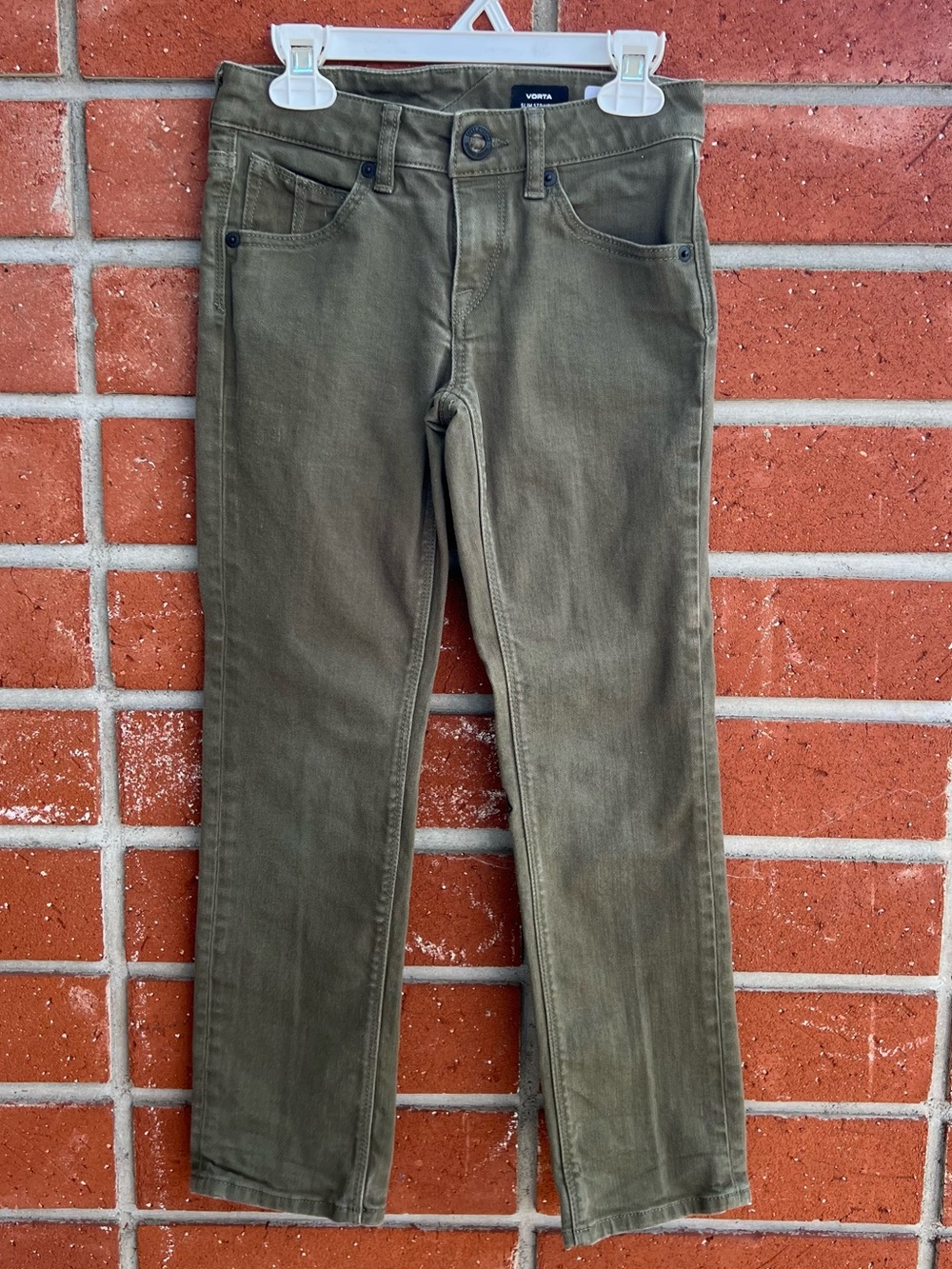 Volcom Vorta Slim Straight Boys Jeans Size 23 / 10Y